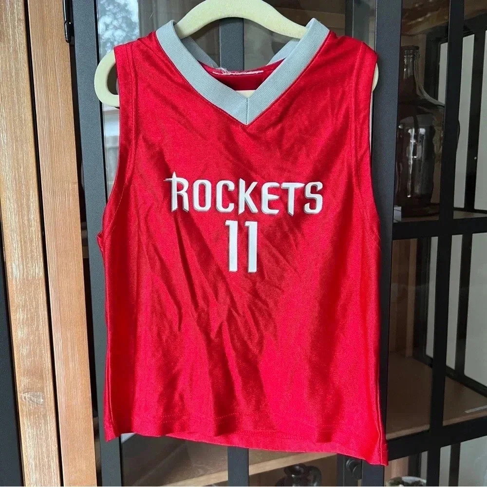 Vintage Houston Rockets Yao Ming jersey tank top boys kids #11 NBA basketball